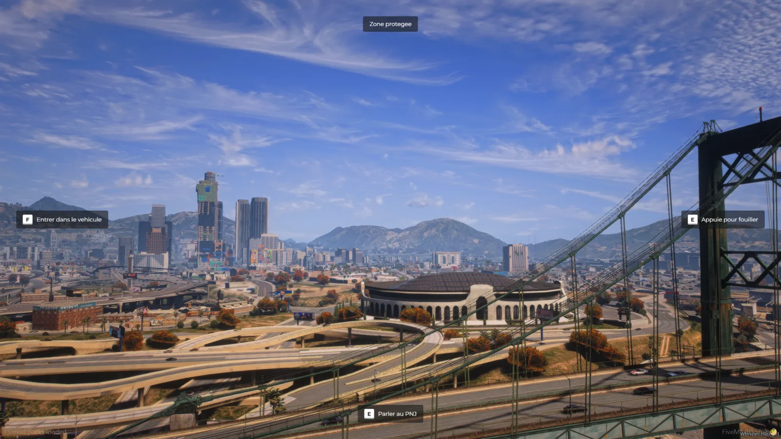 Une bulle text UI see_lib en jeu